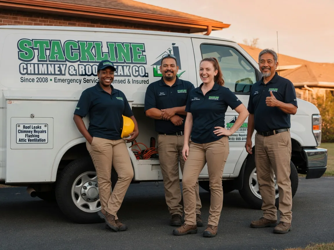 Chimney flashing repair company in Fanshawe, OK